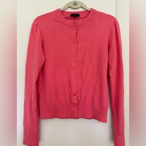 JCREW black label size large coral cardigan